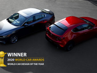 MAZDA 3 WINS 2020 “WORLD CAR DESIGN OF THE YEAR” TITLE