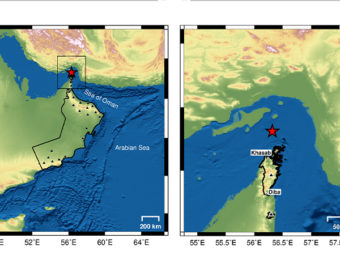 Earthquake registered near Oman coast