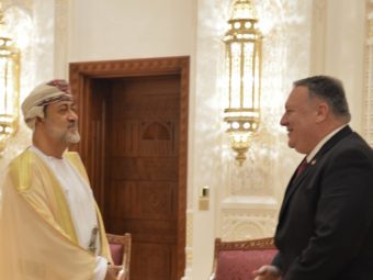 Gallery: His Majesty the Sultan receives US Secretary of State Pompeo