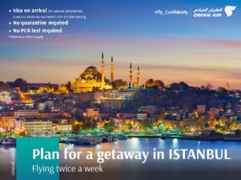 Win flights to Istanbul with OmanAir