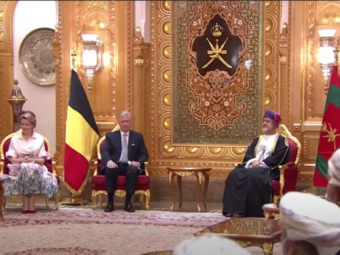 His Majesty Sultan Haitham bin Tarik Receives the King and Queen of the Belgians