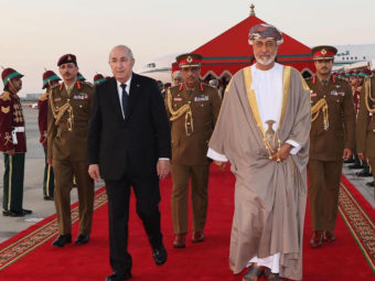 Algerian President Arrives in Oman for Three-day State Visit